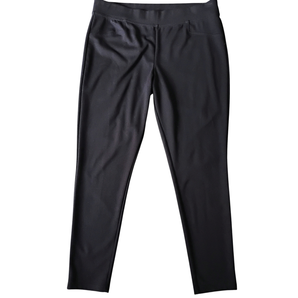 Simply Vera Vera Wang Charcoal Straight Leg Pants Sz XL